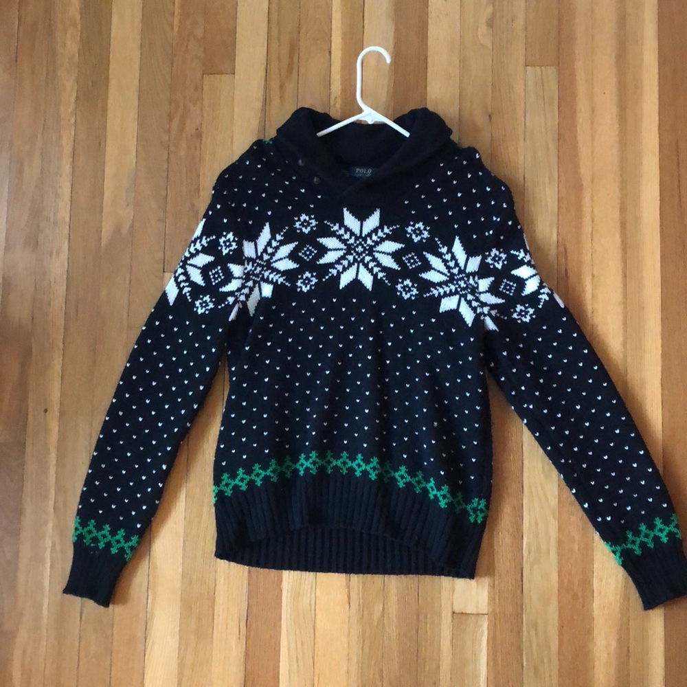 Men’s Large Polo Sweater